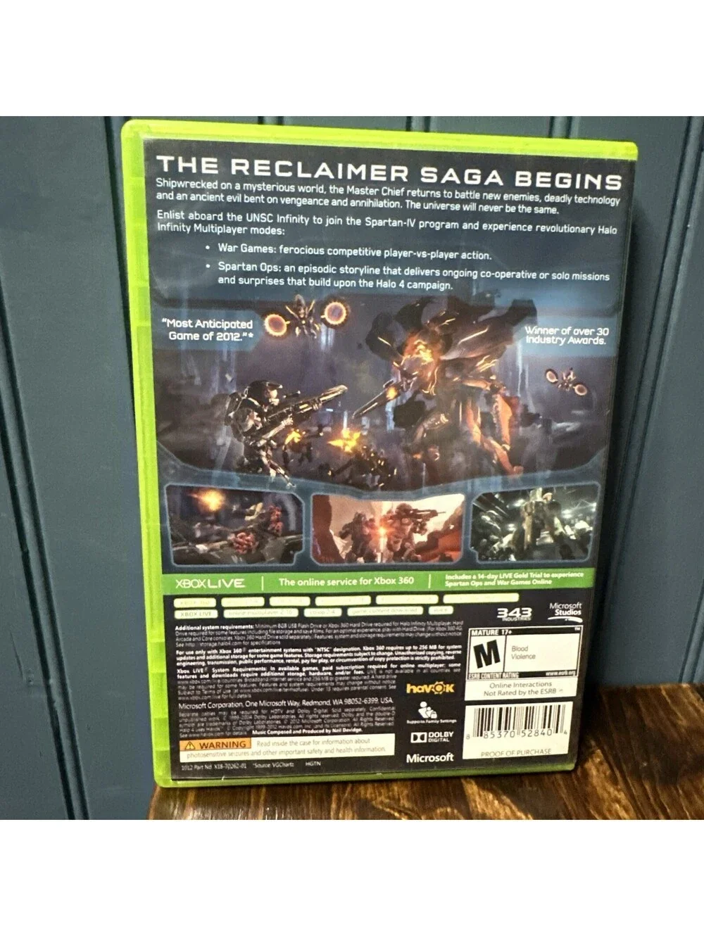 Halo 4 Xbox 360 Near Mint Discs COMPLETE 2 DISC ORIGINAL CASE